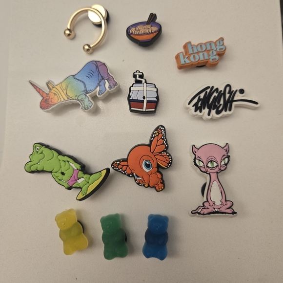 Misc Crocs Jibbitz And Charms Hong Kong Pieces - Picture 1 of 6